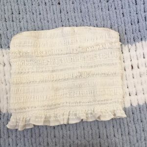 Urban Outfitters White Lace Tube Top